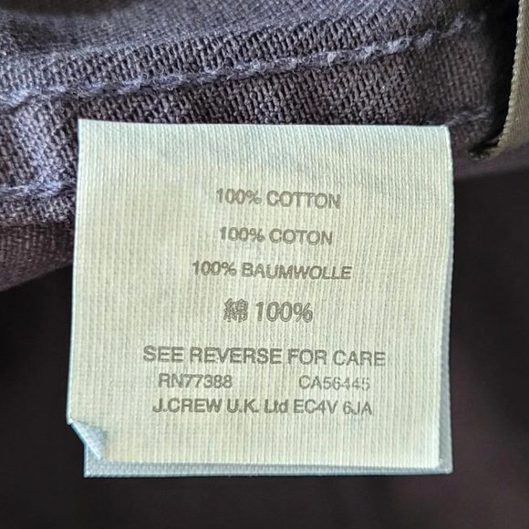 NWOT J. Crew Dark Blue Denim A-line Skirt (US4) - Picture 6 of 7